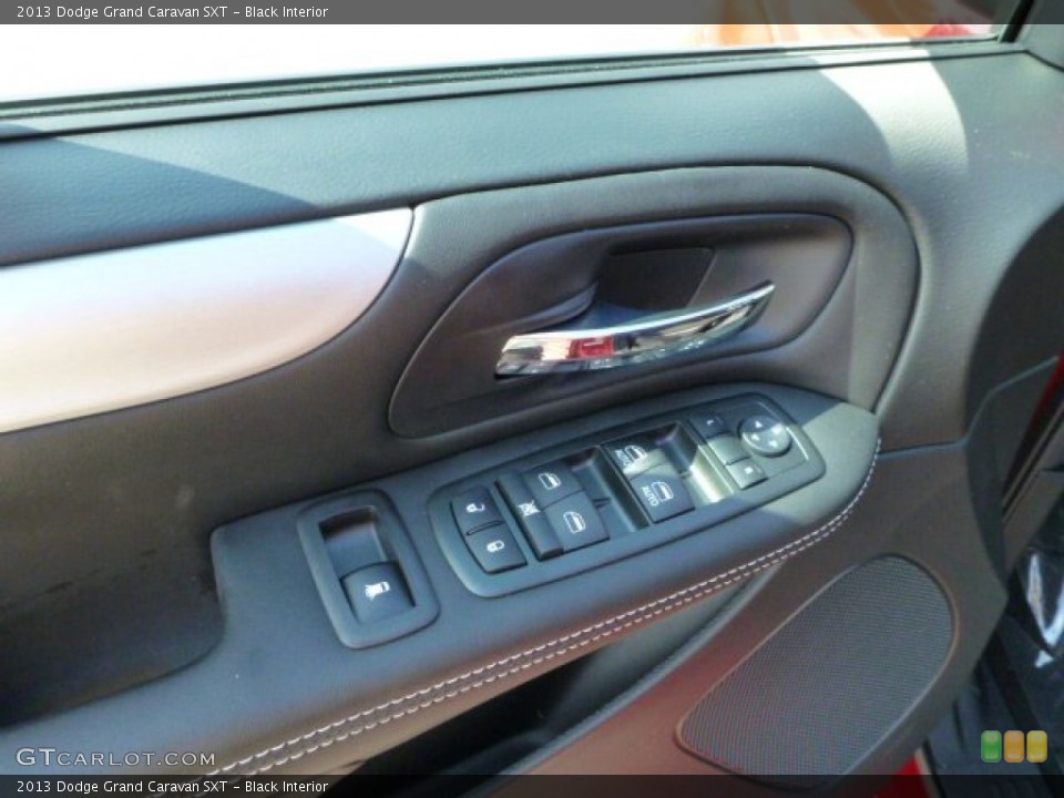 Black Interior Controls for the 2013 Dodge Grand Caravan SXT #83013375