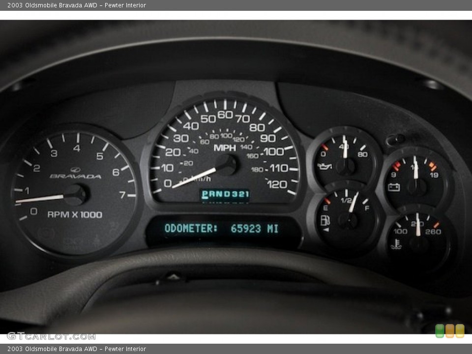 Pewter Interior Gauges for the 2003 Oldsmobile Bravada AWD #83013962