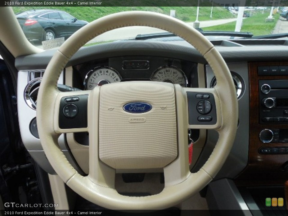 Camel Interior Steering Wheel for the 2010 Ford Expedition Eddie Bauer 4x4 #83014997