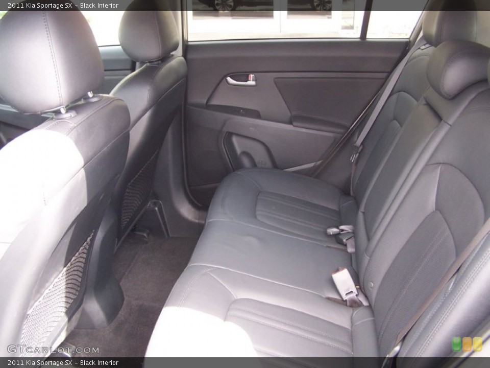 Black Interior Rear Seat for the 2011 Kia Sportage SX #83015729
