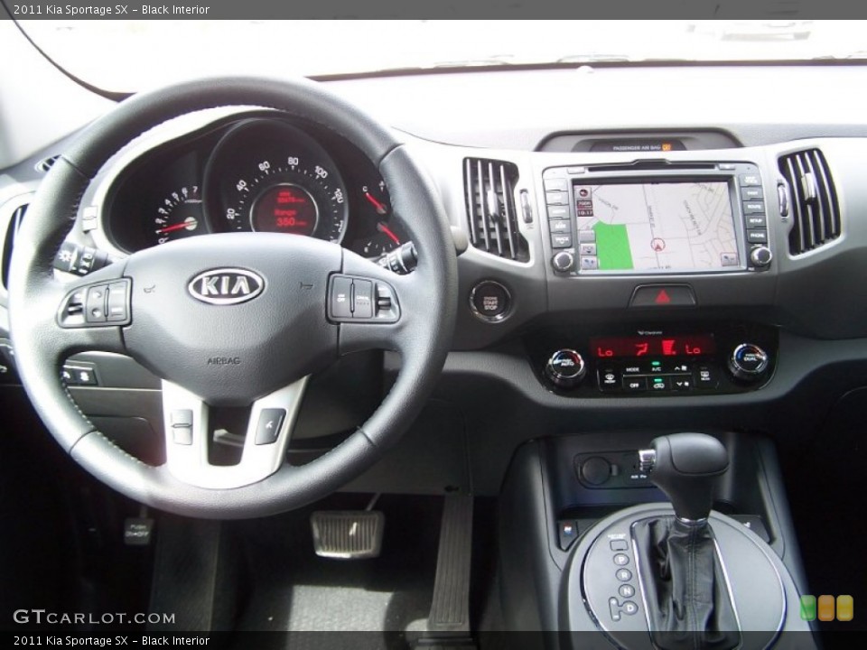 Black Interior Dashboard for the 2011 Kia Sportage SX #83015750
