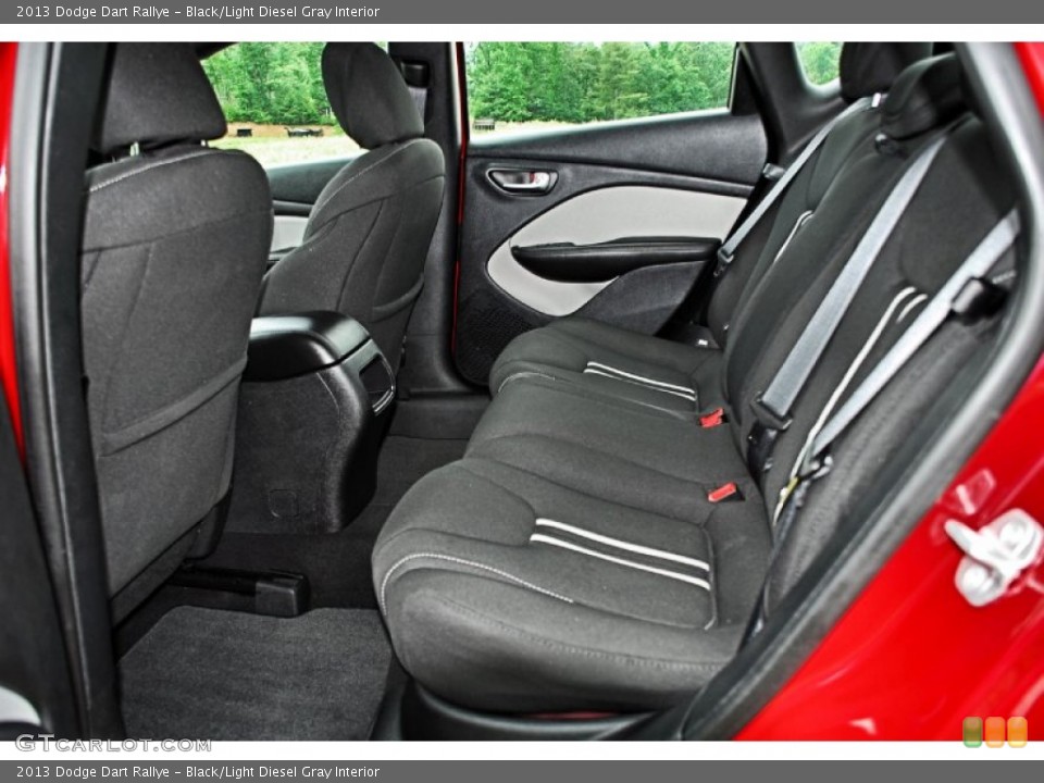 Black/Light Diesel Gray Interior Rear Seat for the 2013 Dodge Dart Rallye #83016293