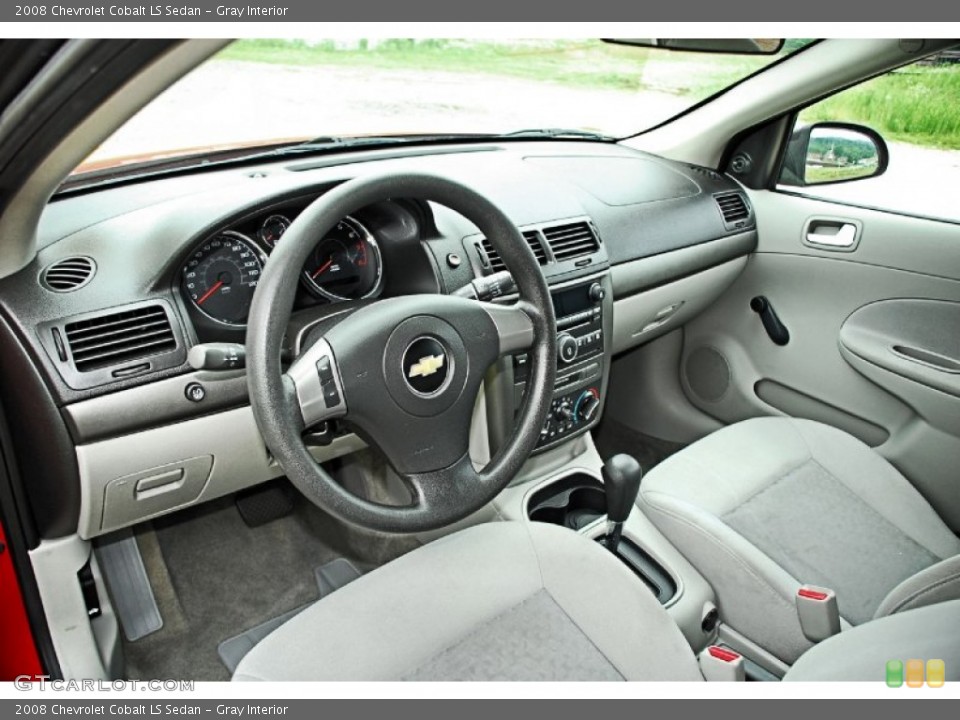 Gray Interior Prime Interior for the 2008 Chevrolet Cobalt LS Sedan #83016353