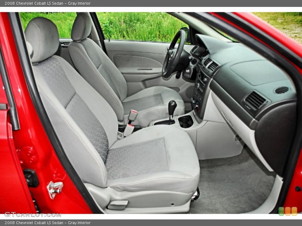 Gray Interior Front Seat for the 2008 Chevrolet Cobalt LS Sedan #83016368