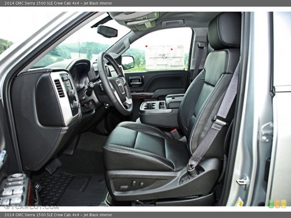 Jet Black Interior Photo for the 2014 GMC Sierra 1500 SLE Crew Cab 4x4 #83016428