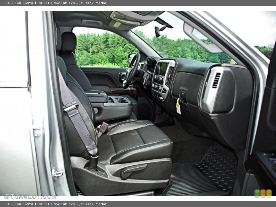 Jet Black Interior Front Seat for the 2014 GMC Sierra 1500 SLE Crew Cab 4x4 #83016452