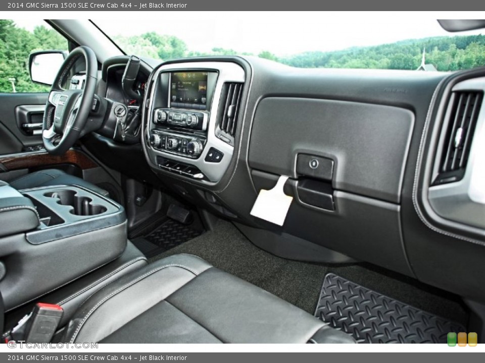 Jet Black Interior Dashboard for the 2014 GMC Sierra 1500 SLE Crew Cab 4x4 #83016455