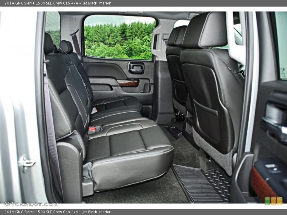Jet Black Interior Rear Seat for the 2014 GMC Sierra 1500 SLE Crew Cab 4x4 #83016464