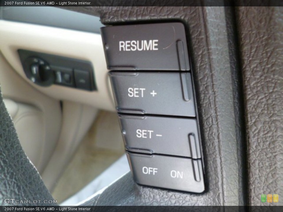 Light Stone Interior Controls for the 2007 Ford Fusion SE V6 AWD #83022158