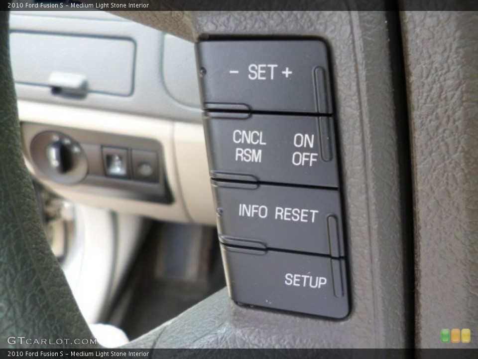 Medium Light Stone Interior Controls for the 2010 Ford Fusion S #83022680
