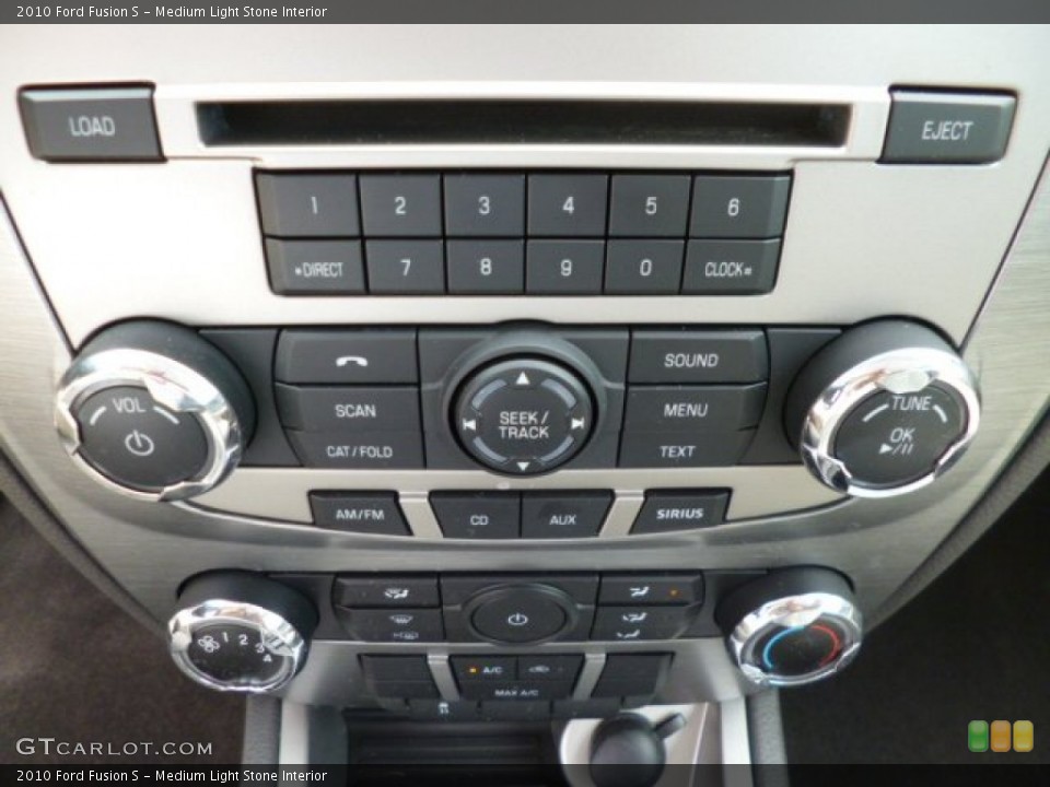 Medium Light Stone Interior Controls for the 2010 Ford Fusion S #83022700