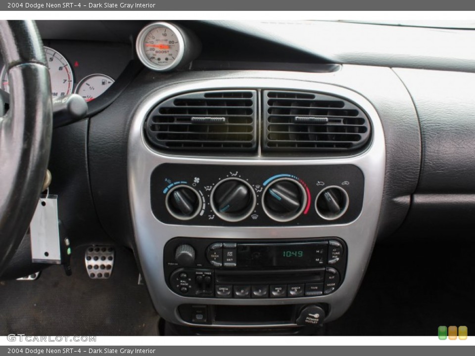 Dark Slate Gray Interior Controls for the 2004 Dodge Neon SRT-4 #83023033