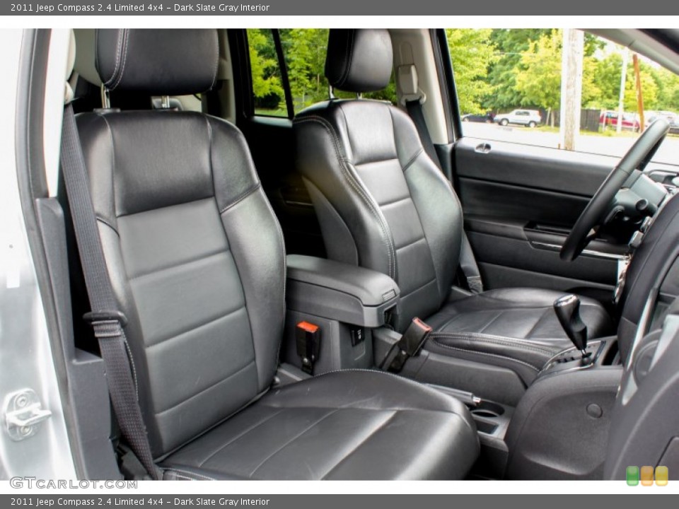 Dark Slate Gray Interior Front Seat for the 2011 Jeep Compass 2.4 Limited 4x4 #83024686