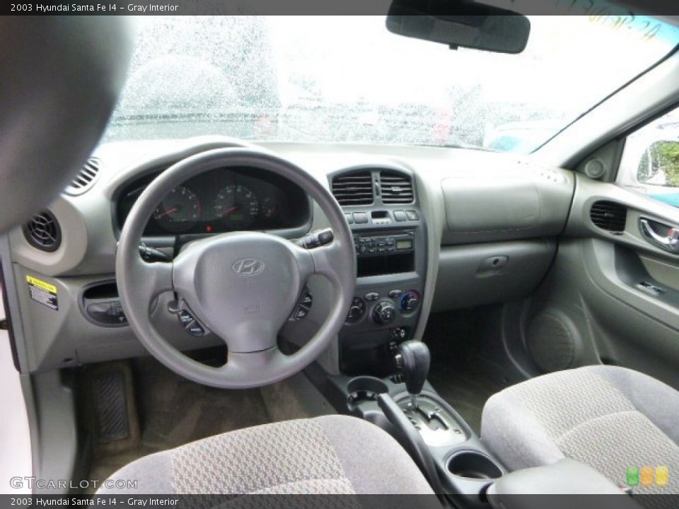 Gray Interior Prime Interior for the 2003 Hyundai Santa Fe I4 #83025140