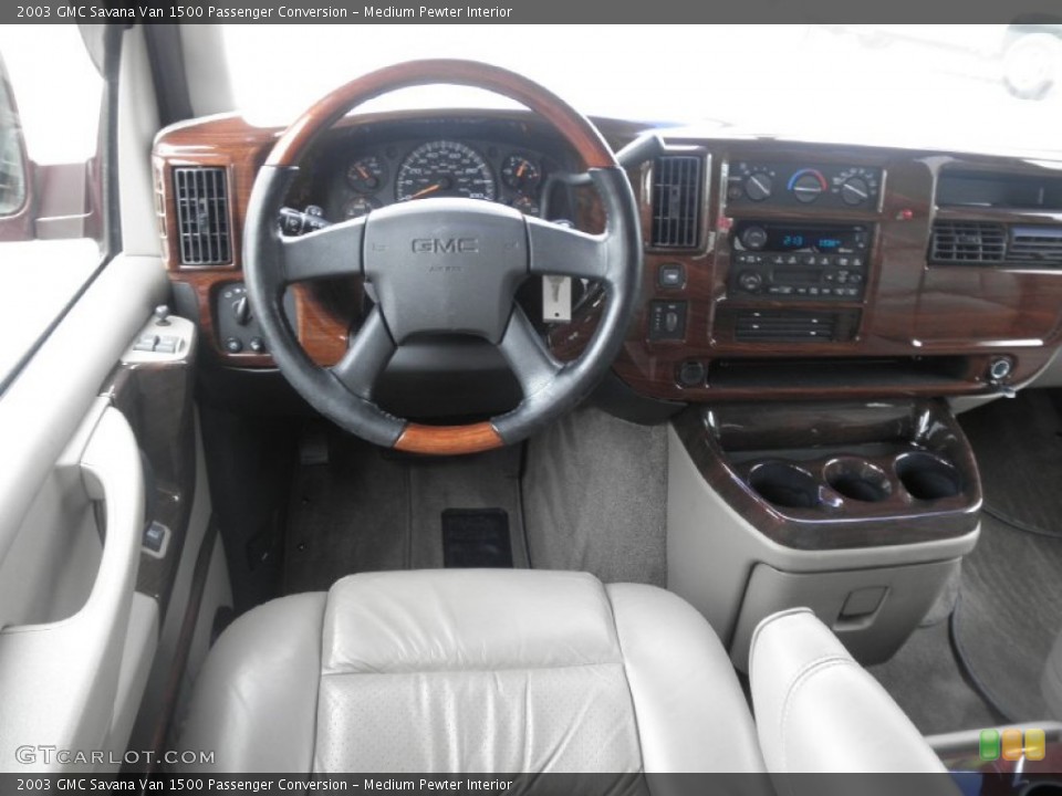 Medium Pewter Interior Dashboard for the 2003 GMC Savana Van 1500 Passenger Conversion #83028654