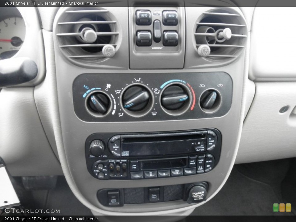 Charcoal Interior Controls for the 2001 Chrysler PT Cruiser Limited #83029311