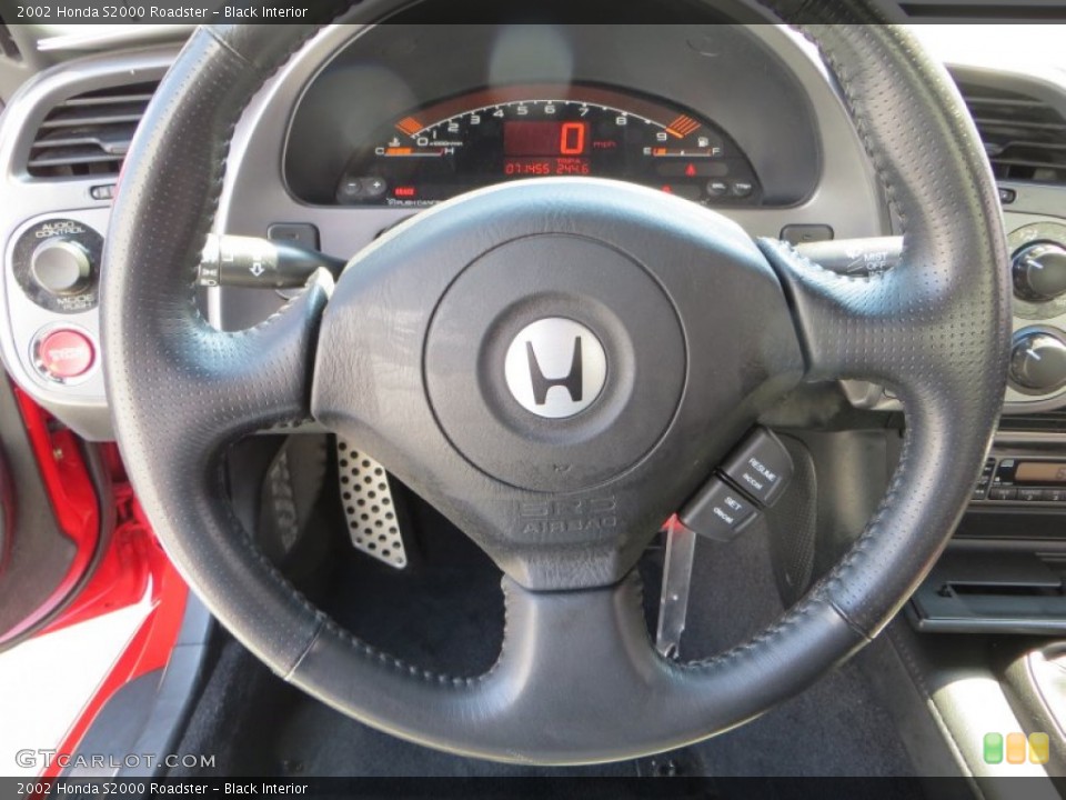 Black Interior Steering Wheel for the 2002 Honda S2000 Roadster #83029704