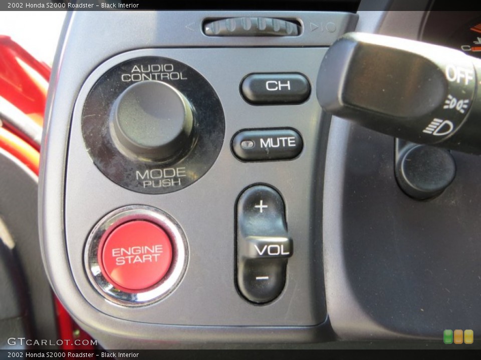 Black Interior Controls for the 2002 Honda S2000 Roadster #83029794