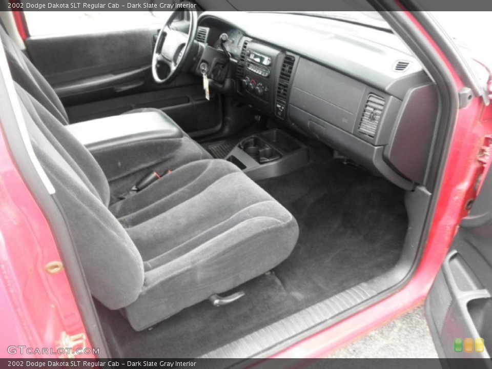 Dark Slate Gray Interior Front Seat for the 2002 Dodge Dakota SLT Regular Cab #83030979