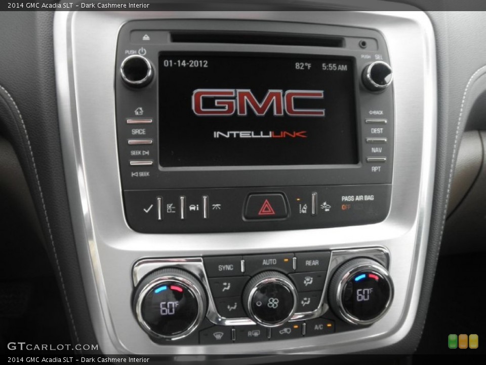 Dark Cashmere Interior Controls for the 2014 GMC Acadia SLT #83032794