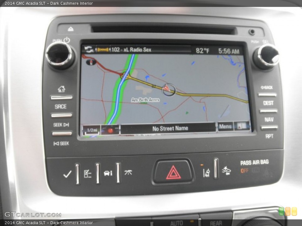 Dark Cashmere Interior Navigation for the 2014 GMC Acadia SLT #83032867