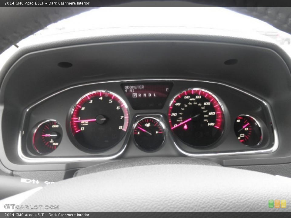 Dark Cashmere Interior Gauges for the 2014 GMC Acadia SLT #83033044