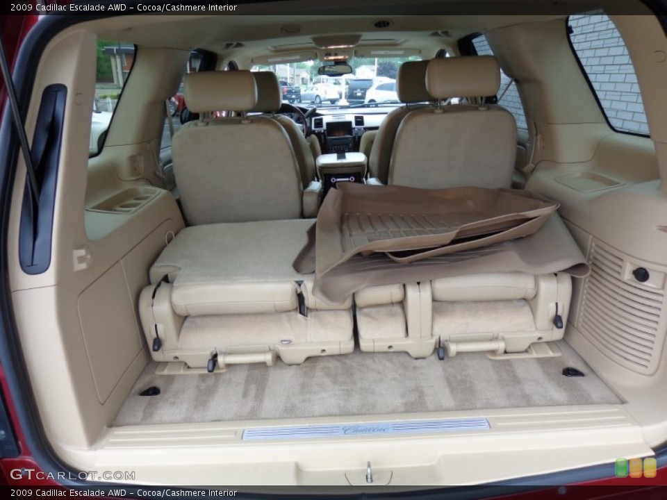 Cocoa/Cashmere Interior Trunk for the 2009 Cadillac Escalade AWD #83033730