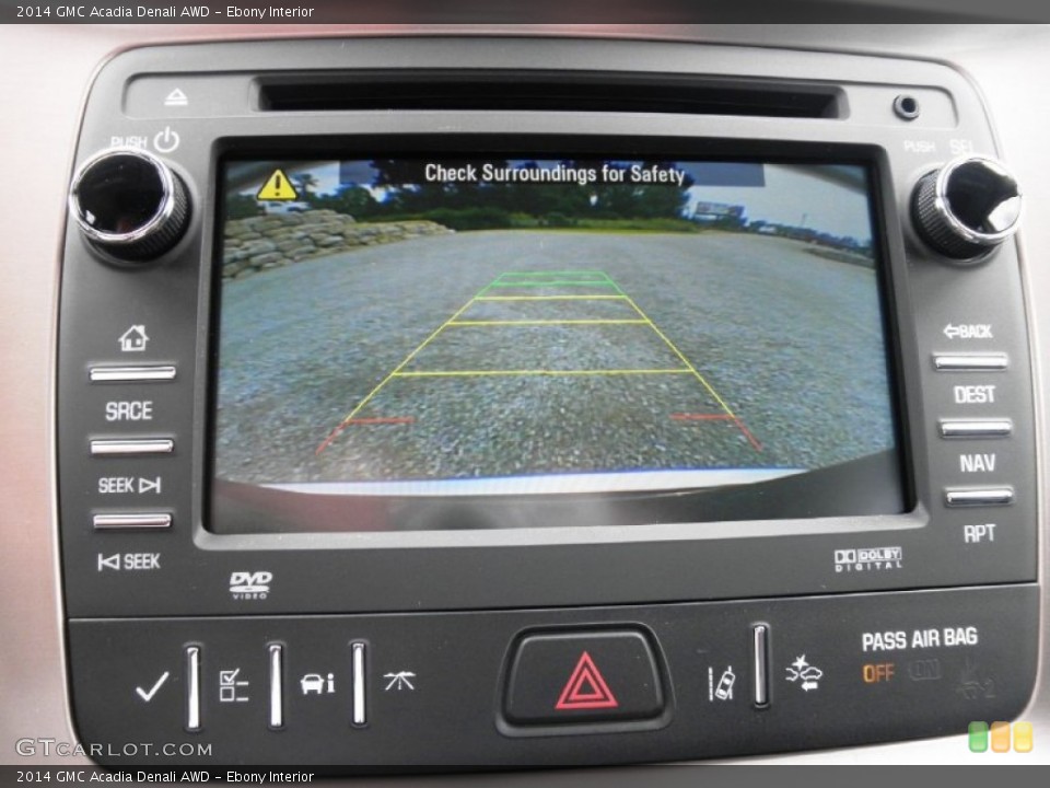 Ebony Interior Controls for the 2014 GMC Acadia Denali AWD #83033733