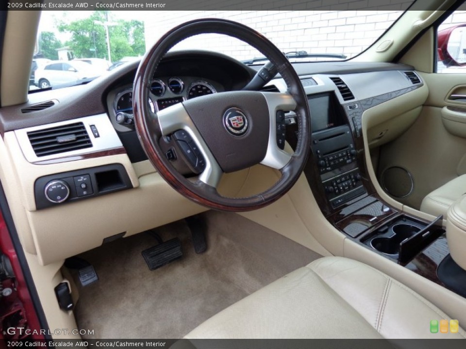 Cocoa/Cashmere Interior Photo for the 2009 Cadillac Escalade AWD #83033847