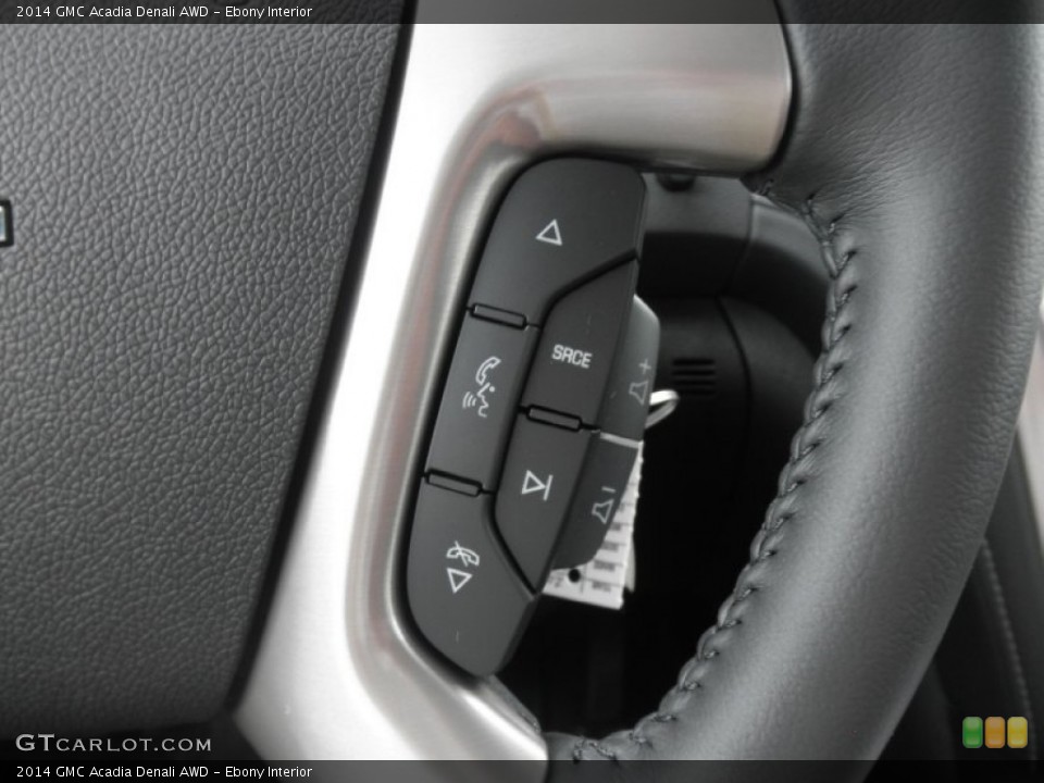 Ebony Interior Controls for the 2014 GMC Acadia Denali AWD #83033892
