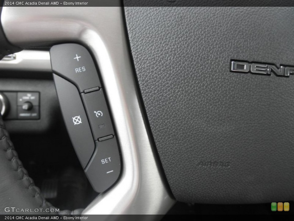 Ebony Interior Controls for the 2014 GMC Acadia Denali AWD #83033910