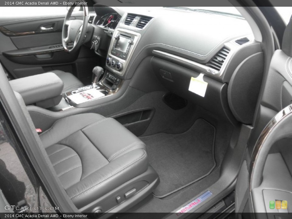 Ebony Interior Dashboard for the 2014 GMC Acadia Denali AWD #83034351