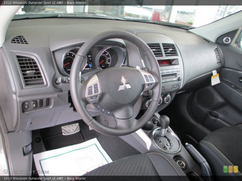 Black Interior Photo for the 2013 Mitsubishi Outlander Sport LE AWD #83035531