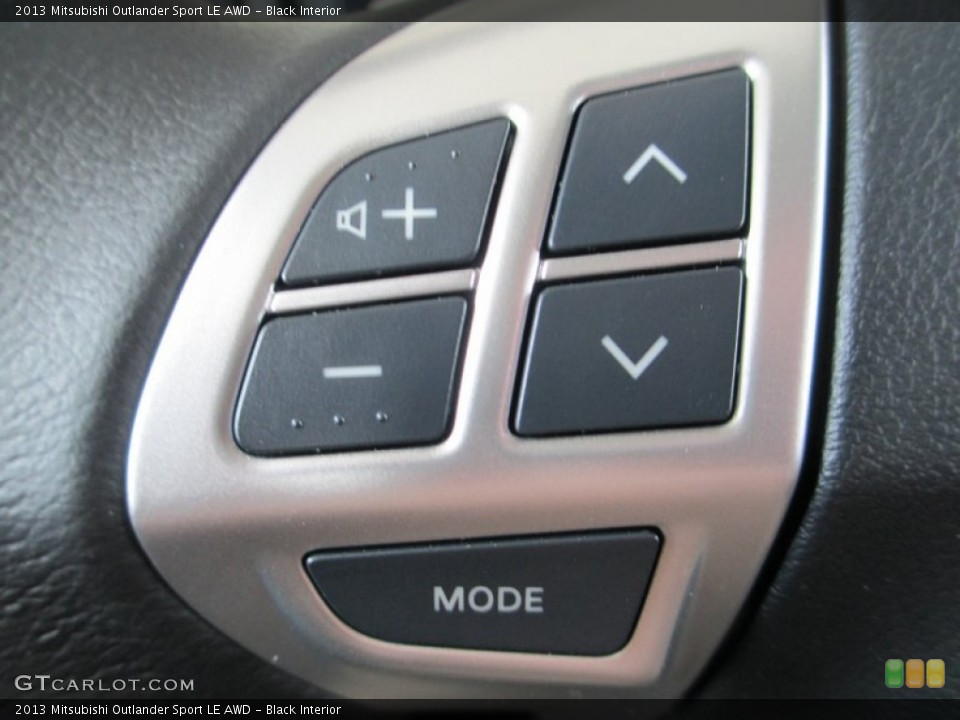 Black Interior Controls for the 2013 Mitsubishi Outlander Sport LE AWD #83035636