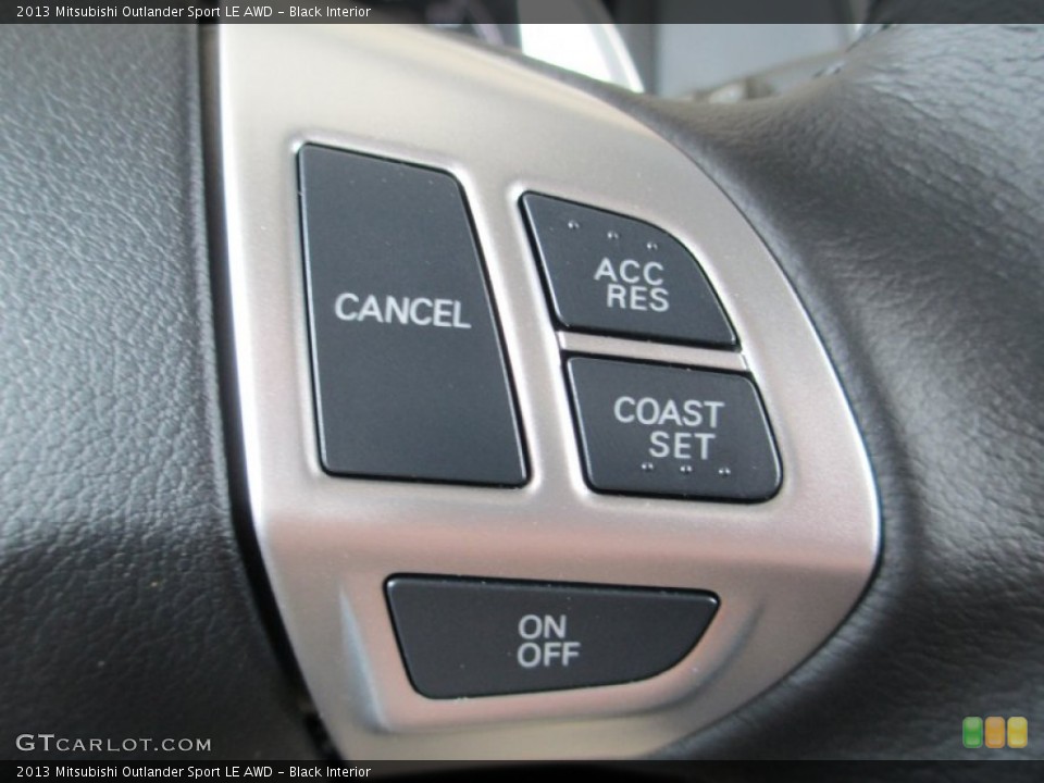 Black Interior Controls for the 2013 Mitsubishi Outlander Sport LE AWD #83035662