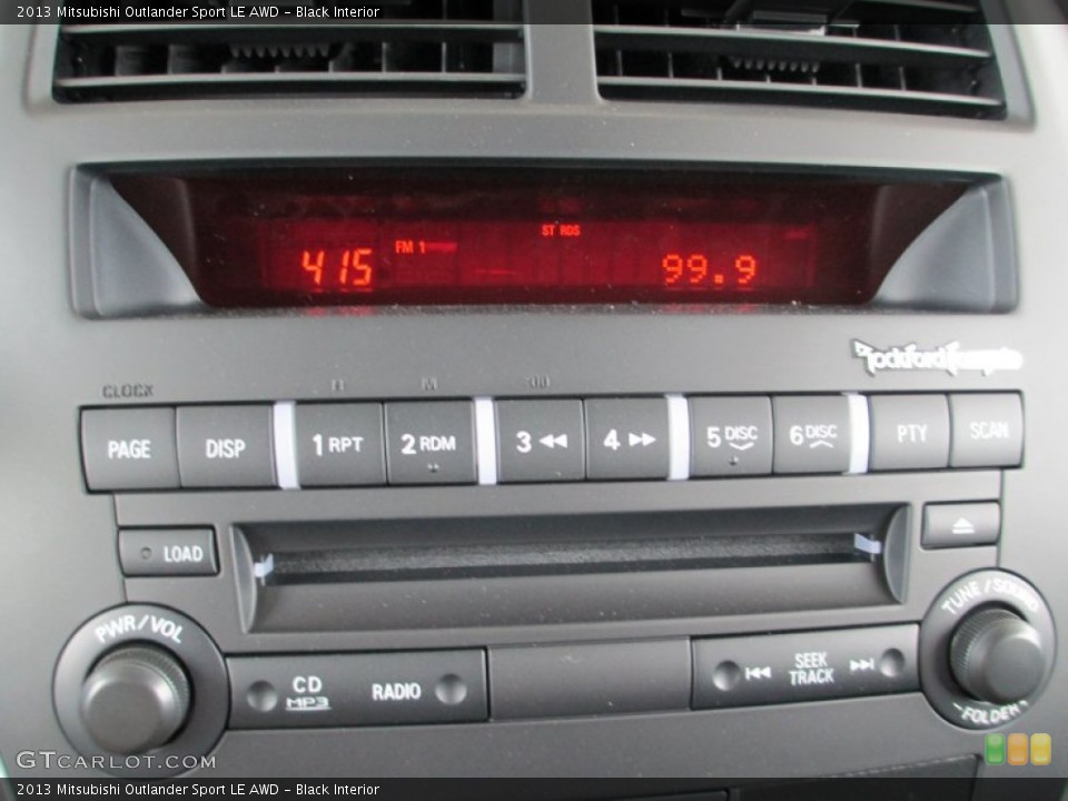 Black Interior Audio System for the 2013 Mitsubishi Outlander Sport LE AWD #83035705