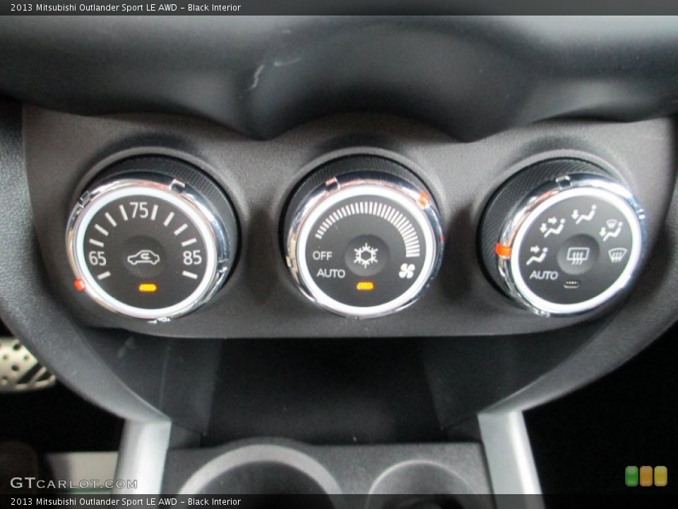 Black Interior Controls for the 2013 Mitsubishi Outlander Sport LE AWD #83035764