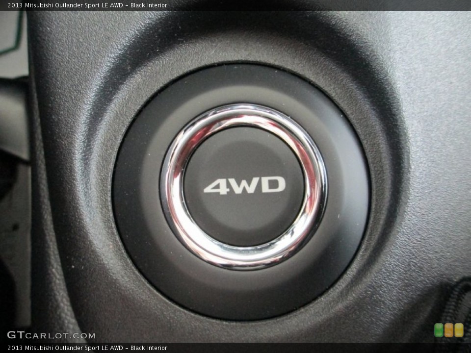 Black Interior Controls for the 2013 Mitsubishi Outlander Sport LE AWD #83035805