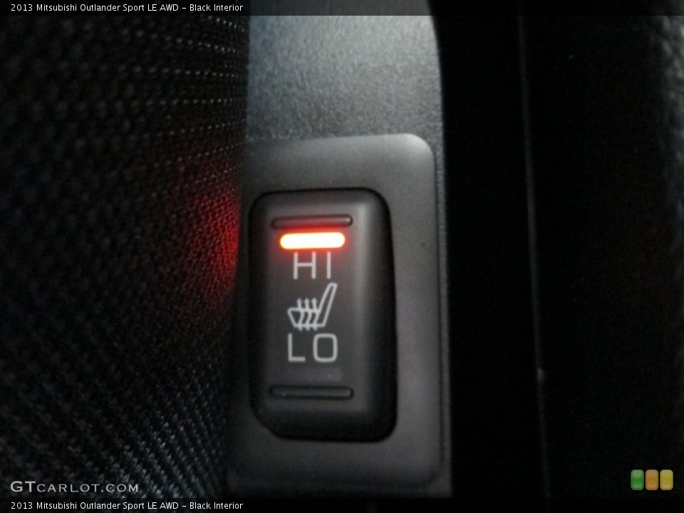 Black Interior Controls for the 2013 Mitsubishi Outlander Sport LE AWD #83035830