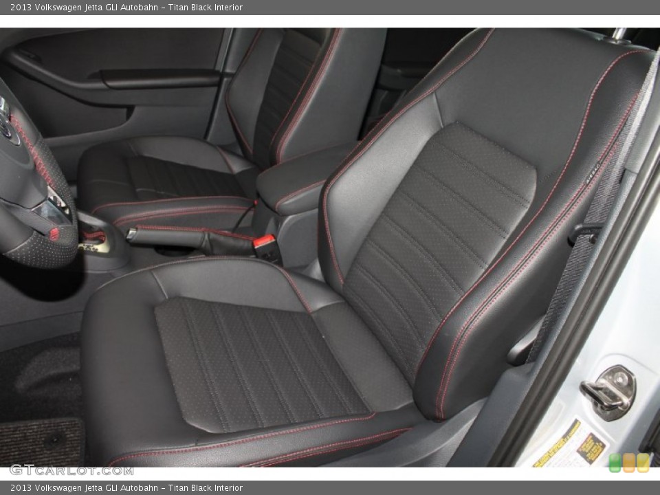 Titan Black Interior Front Seat for the 2013 Volkswagen Jetta GLI Autobahn #83041256