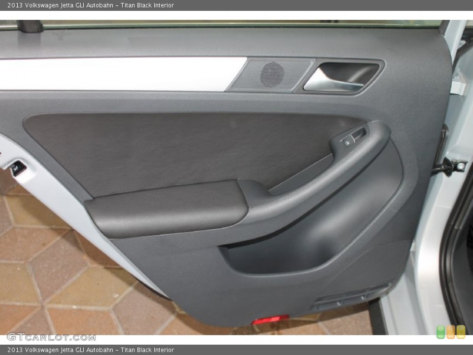 Titan Black Interior Door Panel for the 2013 Volkswagen Jetta GLI Autobahn #83041560