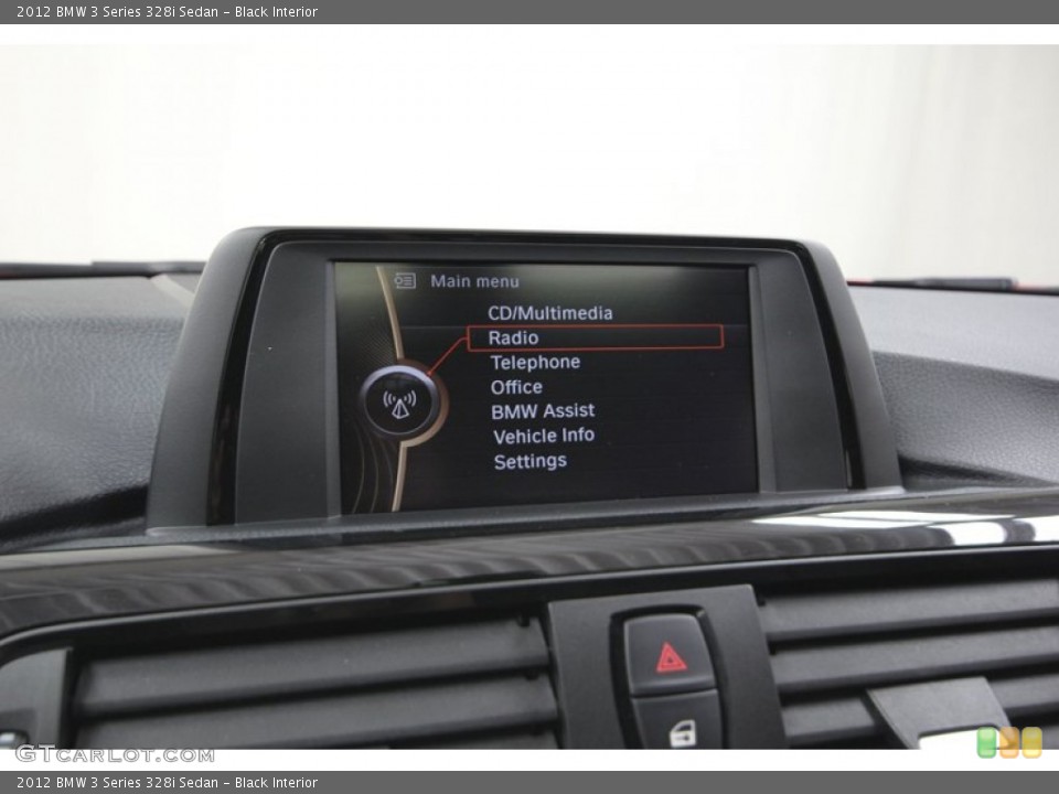 Black Interior Controls for the 2012 BMW 3 Series 328i Sedan #83042538
