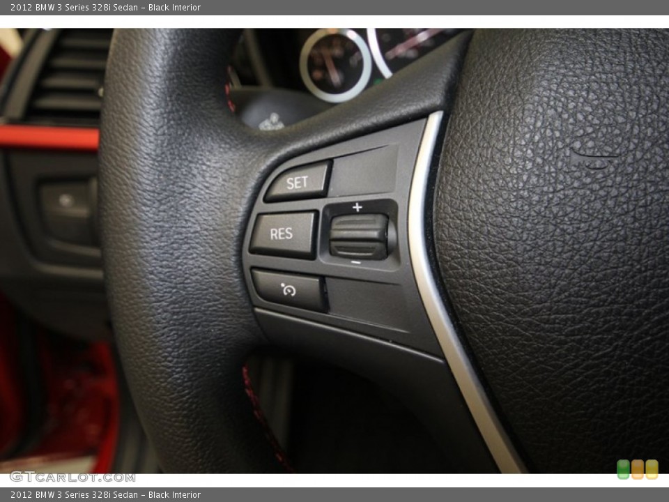 Black Interior Controls for the 2012 BMW 3 Series 328i Sedan #83042705