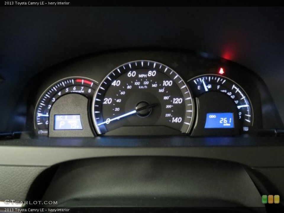 Ivory Interior Gauges for the 2013 Toyota Camry LE #83043516