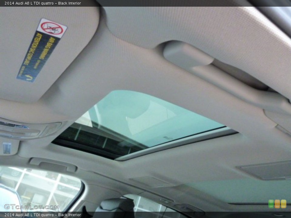 Black Interior Sunroof for the 2014 Audi A8 L TDI quattro #83046612