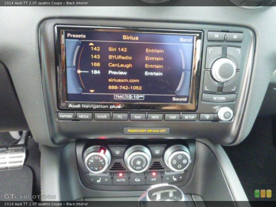 Black Interior Controls for the 2014 Audi TT 2.0T quattro Coupe #83047313