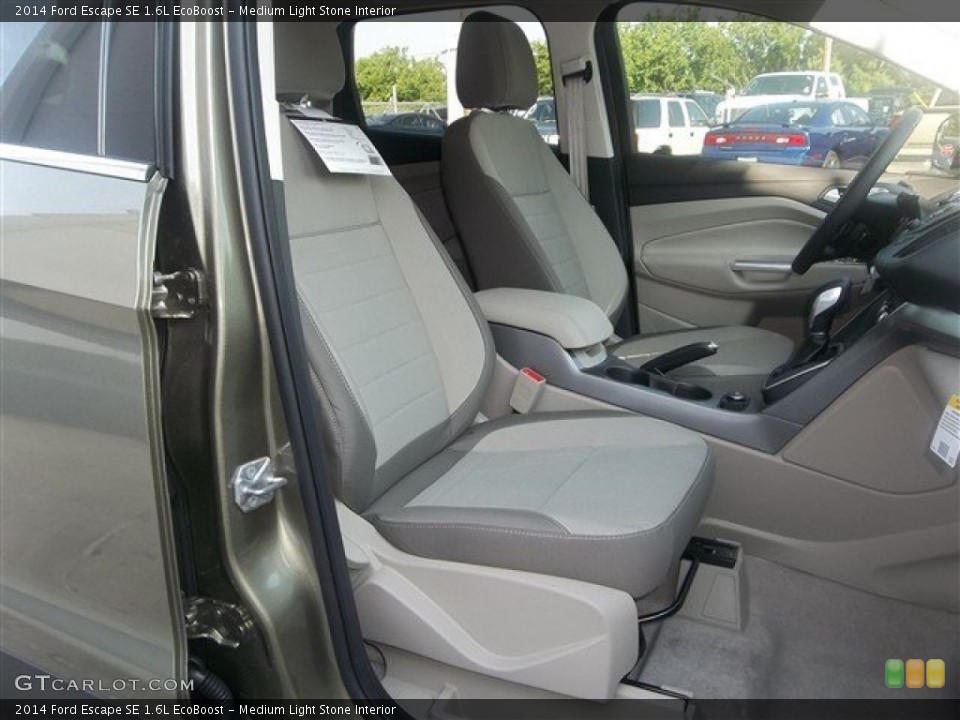 Medium Light Stone Interior Front Seat for the 2014 Ford Escape SE 1.6L EcoBoost #83049109