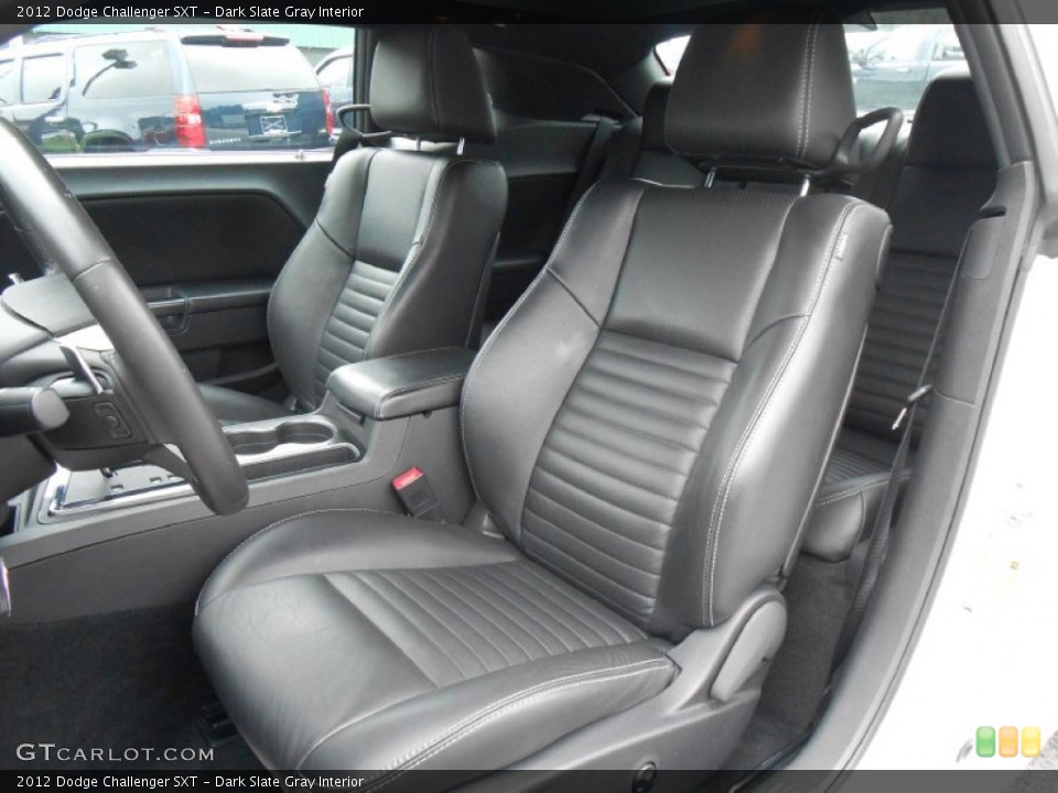 Dark Slate Gray Interior Front Seat for the 2012 Dodge Challenger SXT #83049582