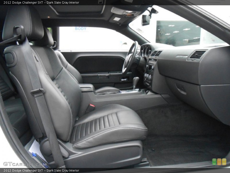 Dark Slate Gray Interior Front Seat for the 2012 Dodge Challenger SXT #83049627