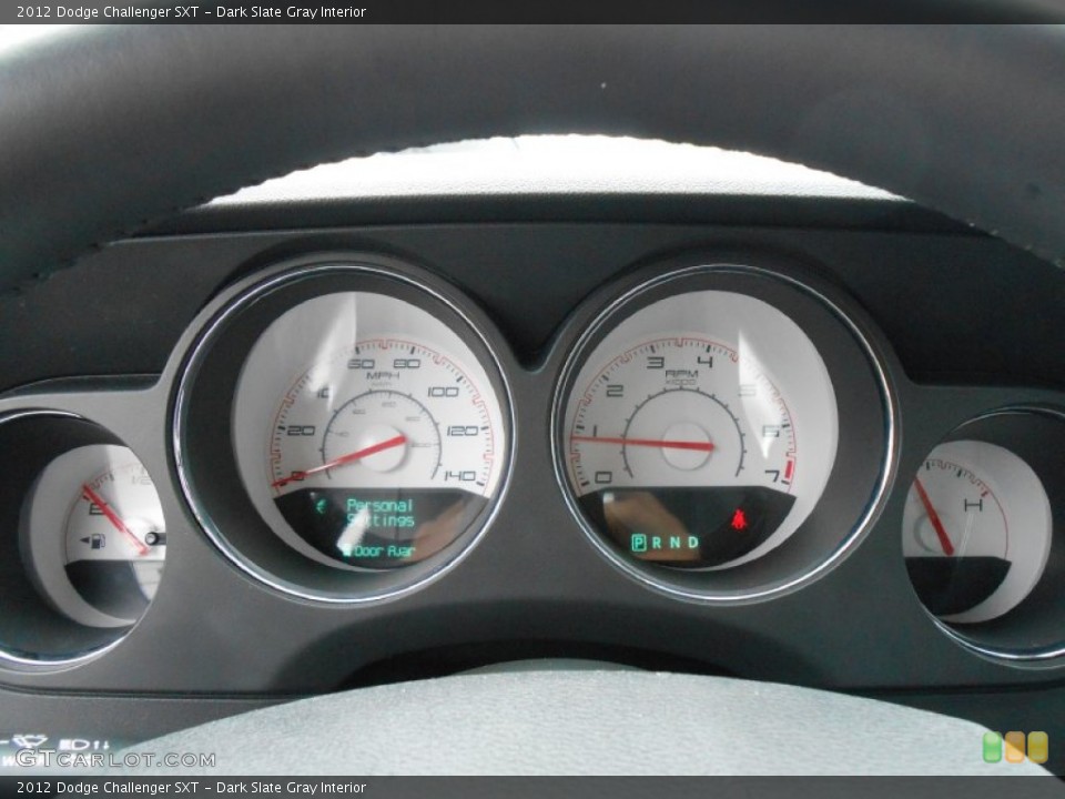 Dark Slate Gray Interior Gauges for the 2012 Dodge Challenger SXT #83049881